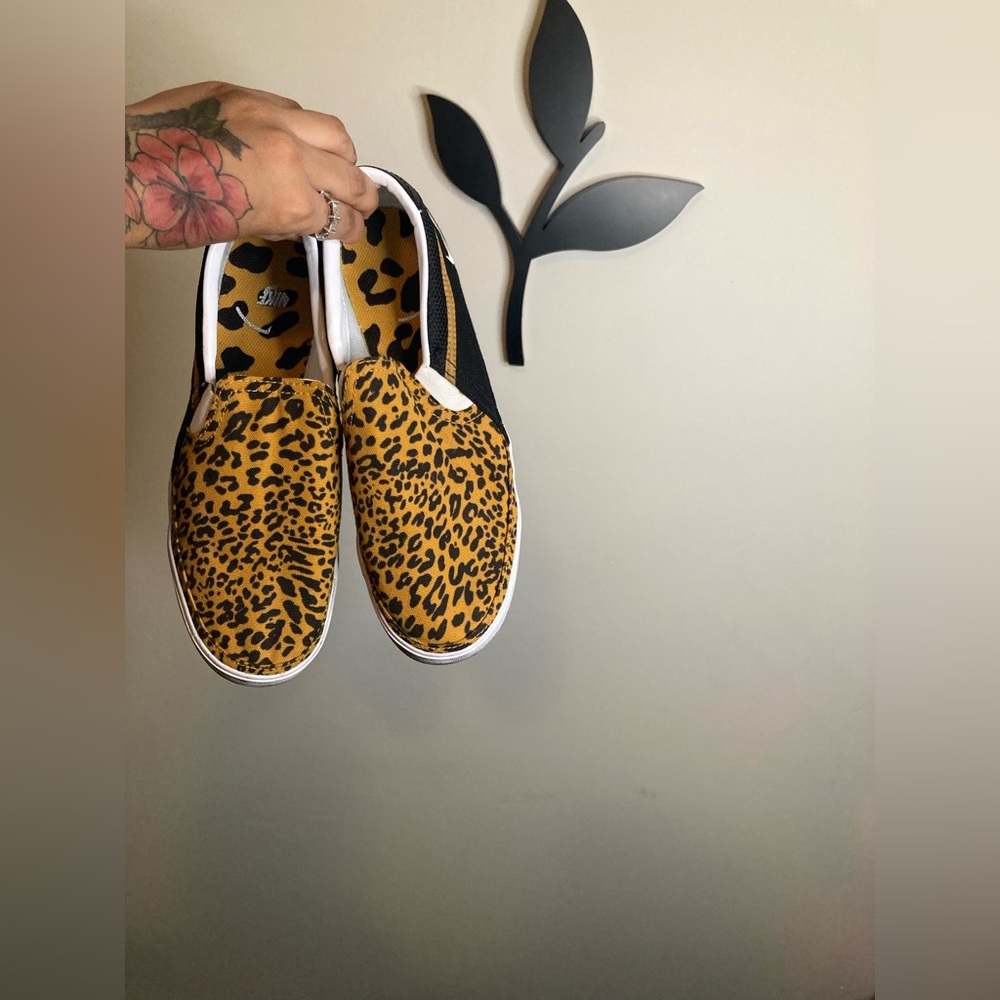 Cheetah Print Slip-On Nike Court Legacy Sneakers